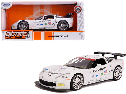 Rapid Vehicles 2005 Chevrolet Corvette C6-R #3 Olivier Beretta - Oliver Gavin "Compuware" White...