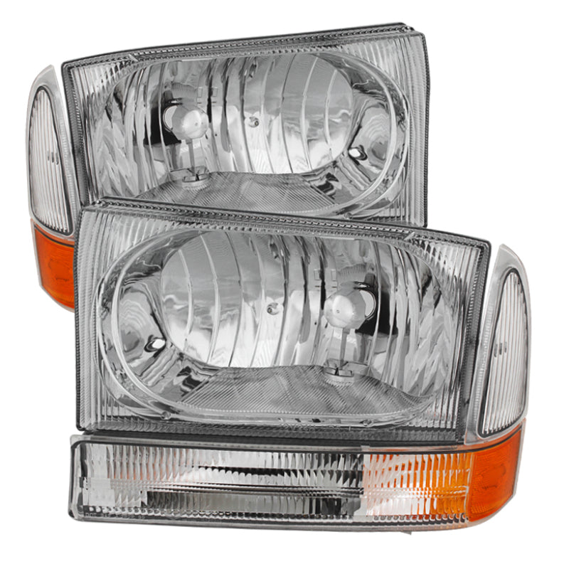 FR SPORT SPYDER Xtune Ford F250/350/450 Superduty 99-04 Crystal Headlights w/ Bumper Lights...