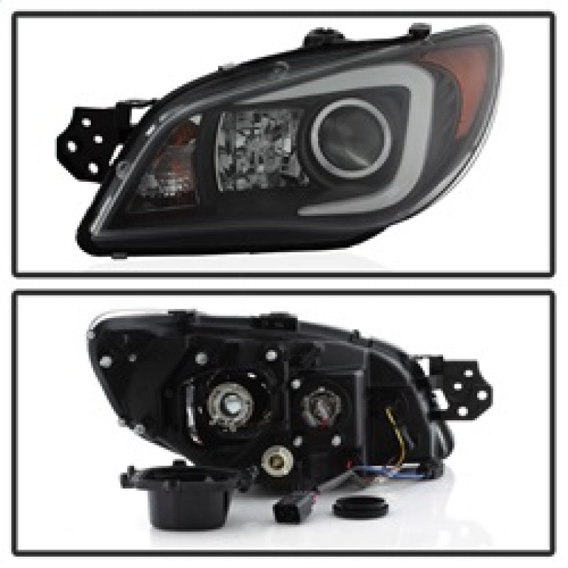FR SPORT Spyder Subaru WRX 06-07 Projector Headlights - HID Model Only - Black...