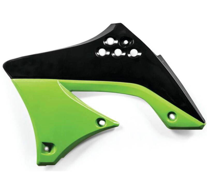 Acerbis 09-11 Kawasaki KX450F Radiator Shroud - Green 2141711043
