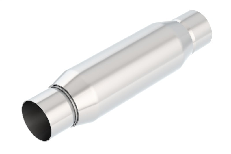 FR SPORT Borla CrateMuffler Resonator Option 2.25in Center/Center 3.5in Round x 10in 400937 - View 2