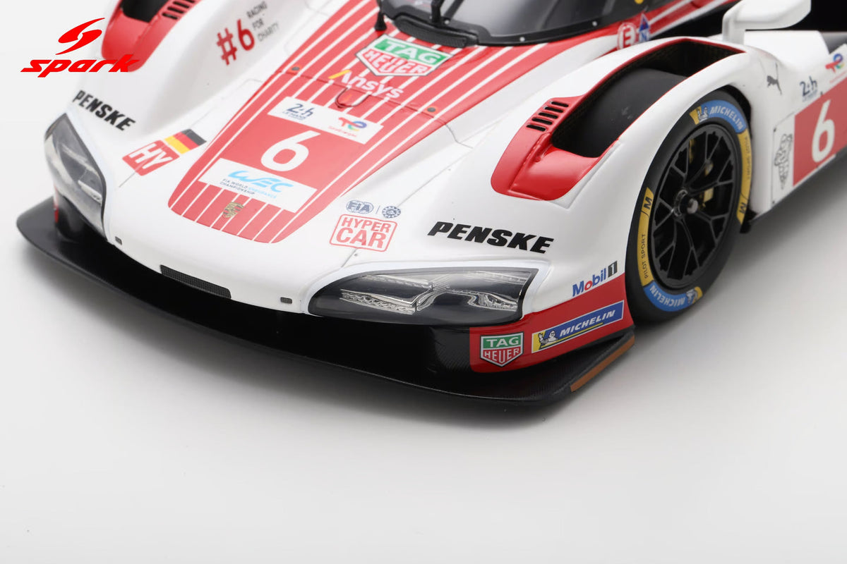STM Diecast Spark Model Porsche 963 #6 Penske IMSA 2nd Le Mans 24hrs 2025 1:18 WITH DISPLAY - View 4