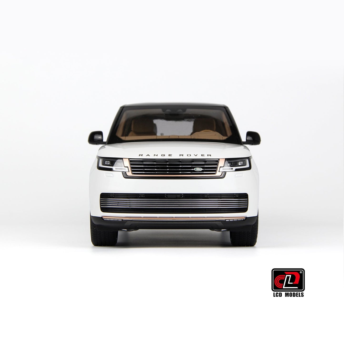 LCD 2022 Land Rover Range Rover SV Serenity White w/ Black Roof 1:18