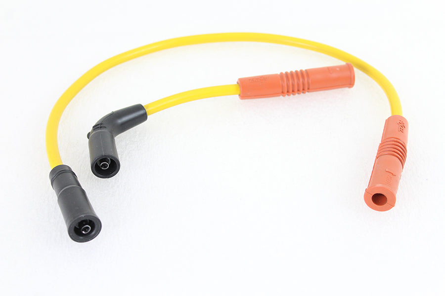 Accel 8mm S/S Spiral Core Ignition Wire Set Yellow - 171110Y