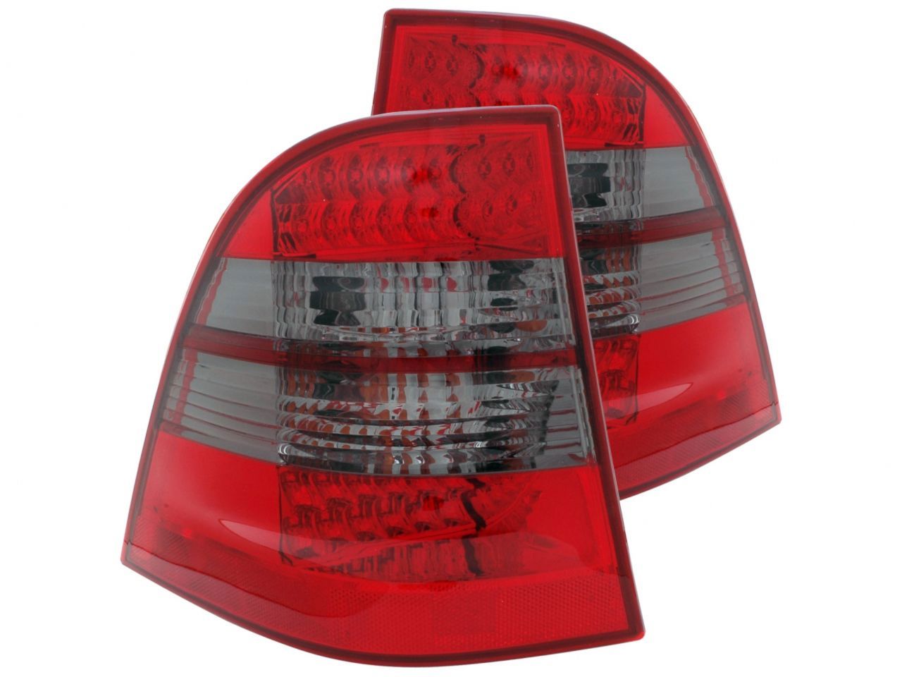Anzo 1998-2005 Mercedes Benz M Class W163 LED Tail lights Red/Smoke