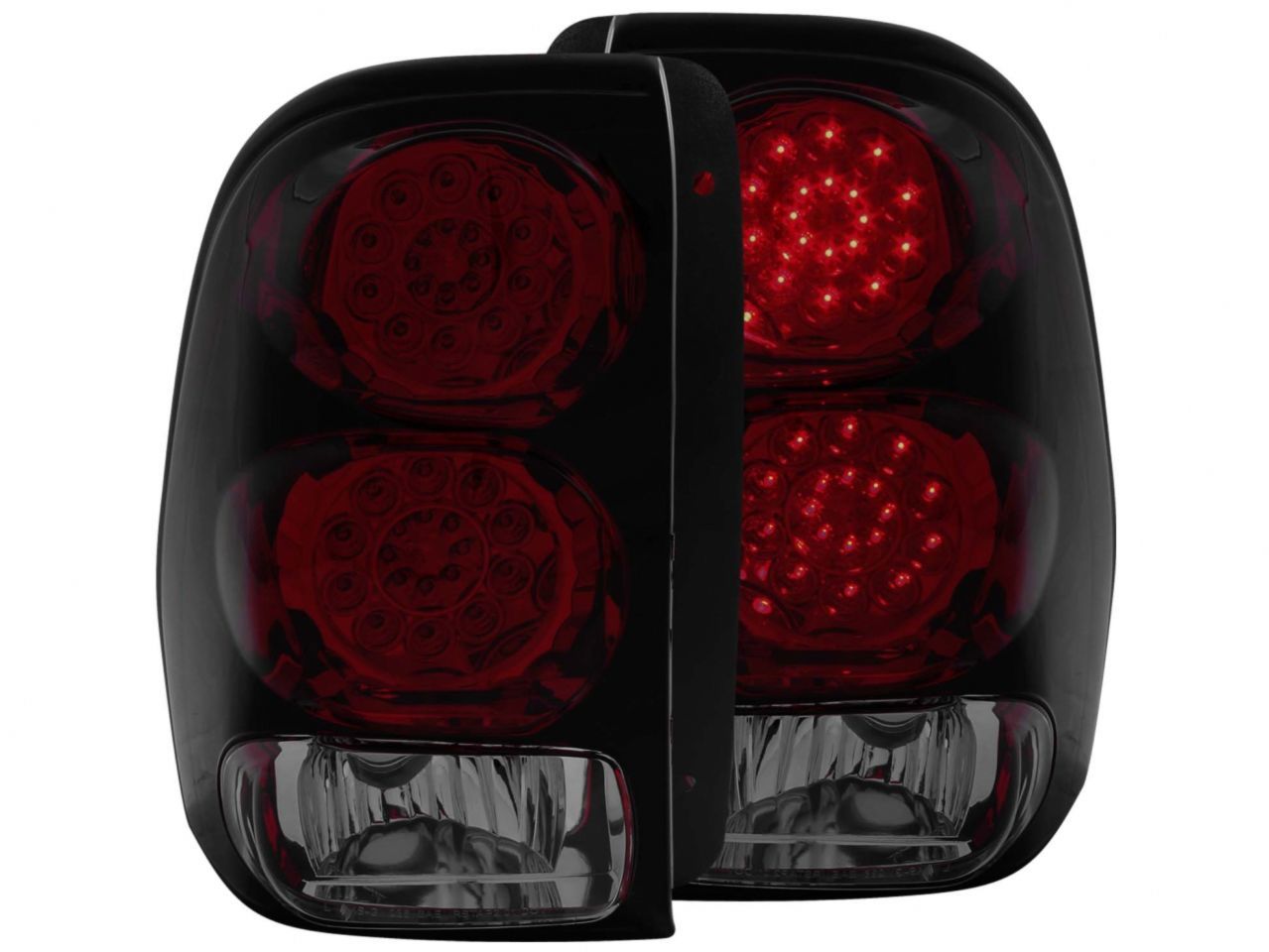 Anzo 2002-2009 Chevrolet Trailblazer LED Taillights Red/Smoke