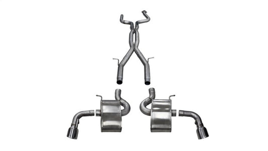 FR SPORT Corsa Performance 16-18 Chevy Camaro SS 6.2L Xtreme 2.75in Cat-Back Dual Rear Exit