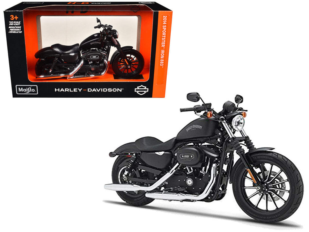 Rapid Vehicles 2014 Harley Davidson Sportster Iron 883 1/12 Diecast Motorcycle Model by Maisto ...