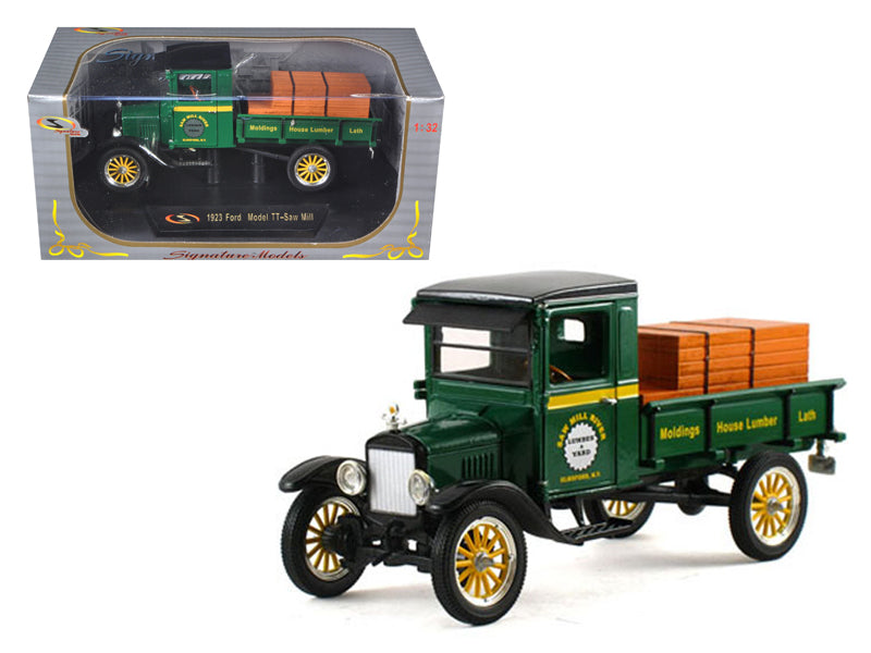 Rapid Vehicles 1923 Ford Model TT Lamber Truck Green 1/32 Diecast Model Car by Signature Models ...