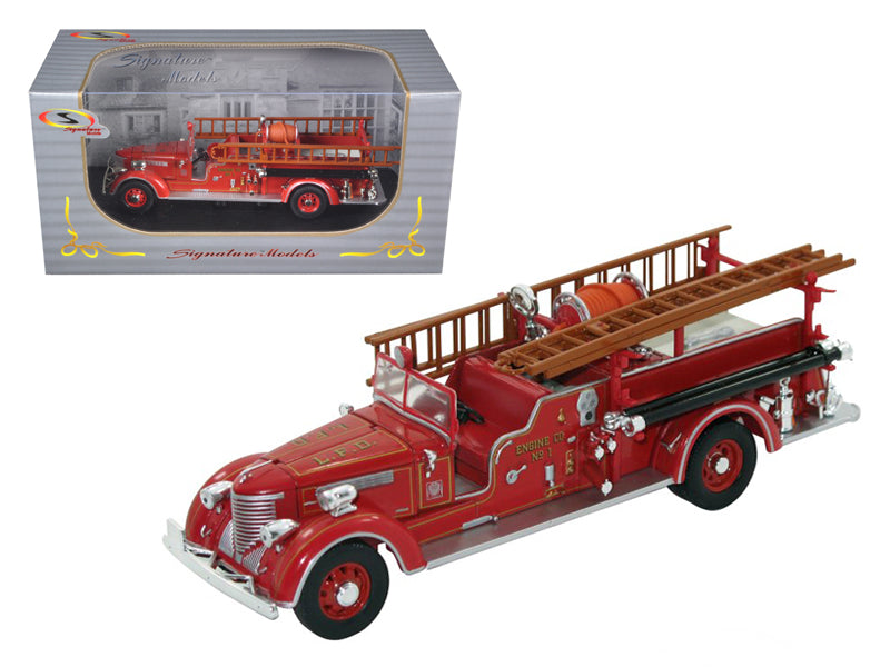 Rapid Vehicles 1939 Packard Fire Engine Truck Red 1/32 Diecast Model by Signature Models  free...
