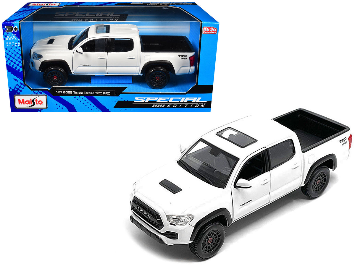 Rapid Vehicles 2023 Toyota Tacoma TRD PRO Pickup Truck White with Sunroof "Special Edition"...