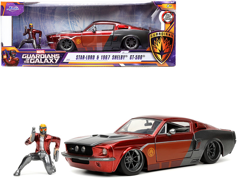 Rapid Vehicles 1967 Ford Mustang Shelby GT-500 Red Metallic and Gray Metallic with Star-Lord...