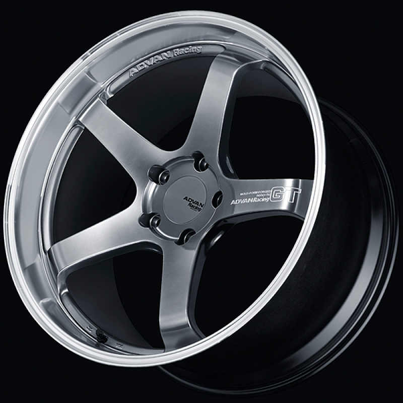 Advan GT for Porsche 21x12.0 / +42 Offset / CL-CL / Machining & Hyper Platinum Black YAQ1O42IMPB