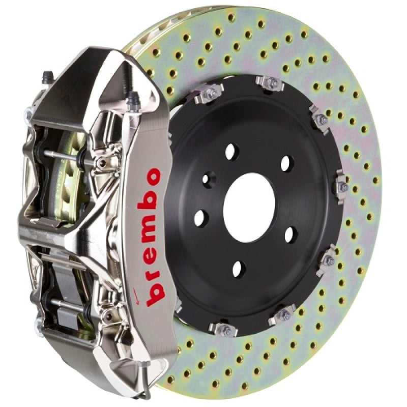 Brembo 05-13 Corvette Front GTR BBK 6 Piston Billet 365x34 2pc Rotor Drilled- Nickel 1N1.8501AR