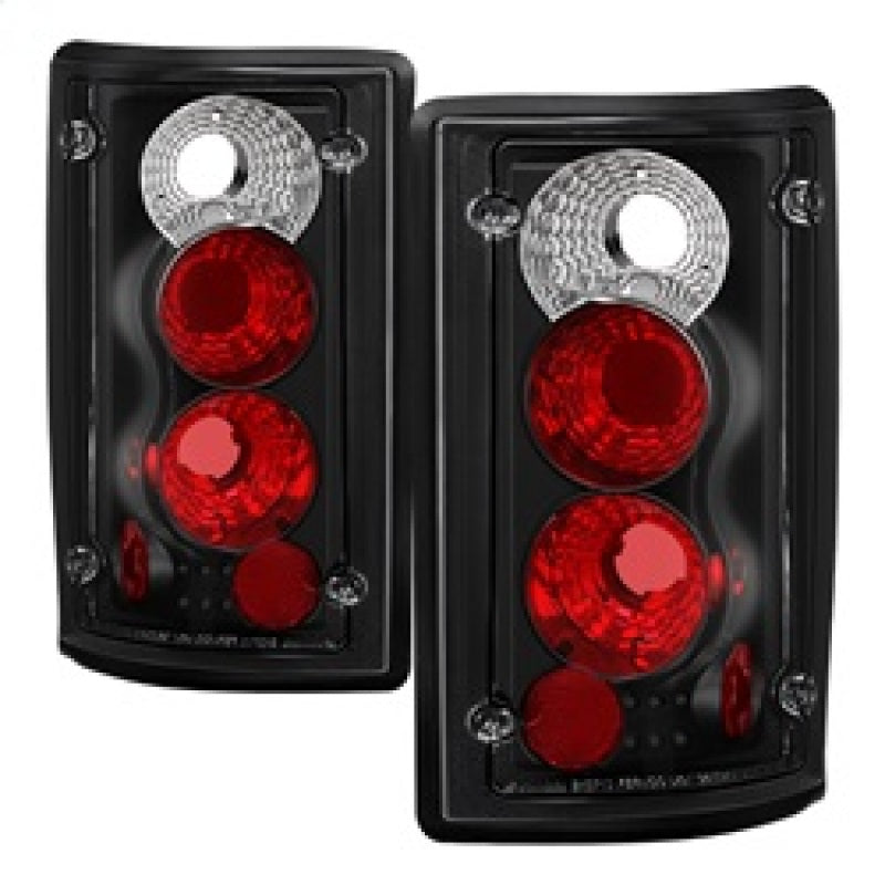 FR SPORT Spyder Ford Excursion 00-06/Econoline 150/250/350/450/550 95-06 Euro Tail Lights Blk...