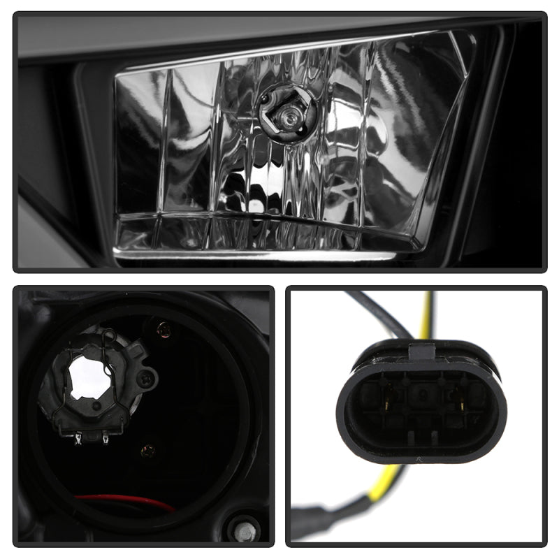 SPYDER 14-20 Toyota 4Runner Projector Headlights w/Seq. LED Turn Sig. LED White Light Bar Park Light 5088154