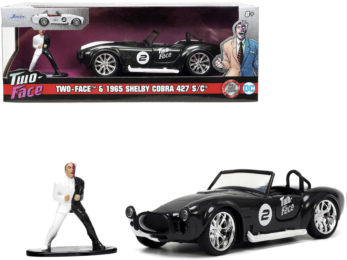 Rapid Vehicles 1965 Shelby Cobra 427 S/C #2 Black Metallic and White and Harvey Two-Face Diecast...
