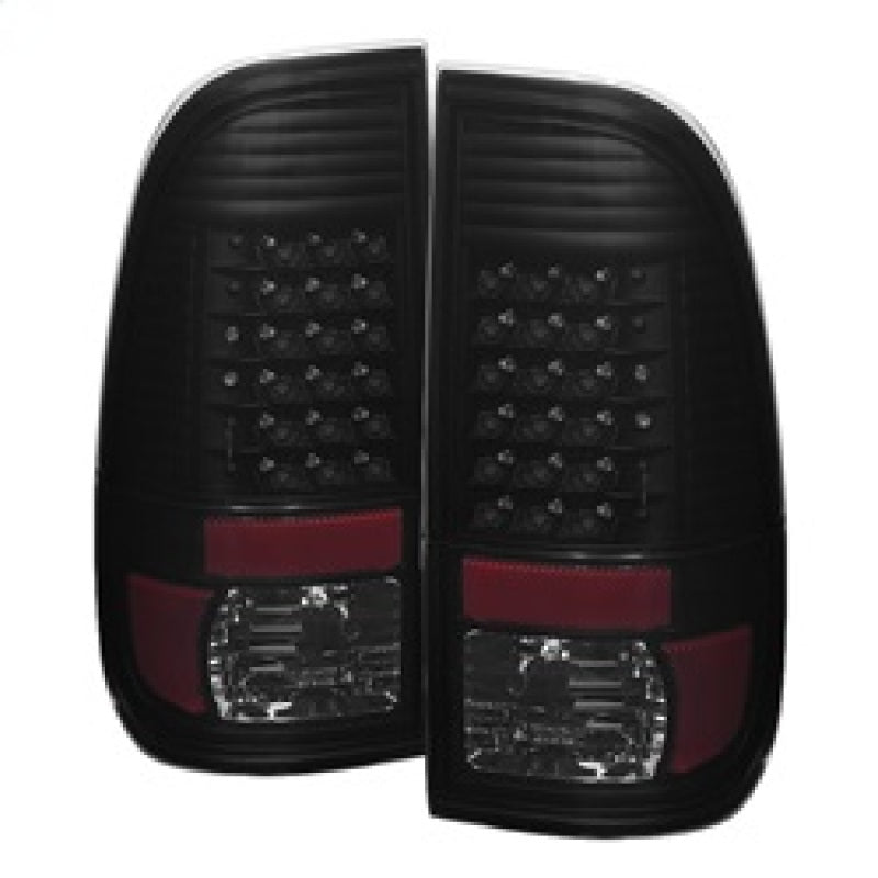FR SPORT SPYDER Xtune Ford F250/350/450/550 Super Duty 99-07 LED Tail Lights Black Smoke...