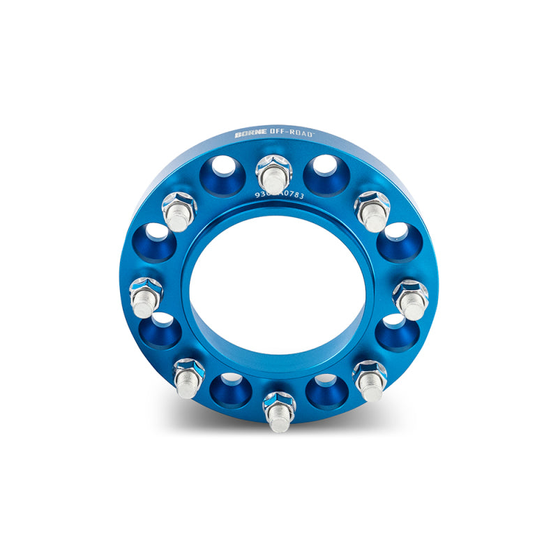 Borne Off-Road Wheel Spacers 8x180 124.1 38.1 M14 Blue BNWS-009-381BL