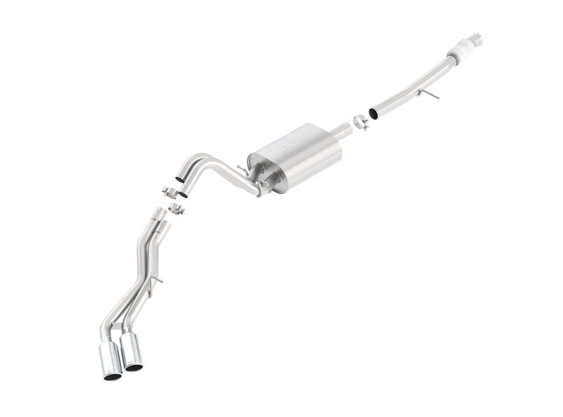 Borla Touring Cat Back 15-16 Chevy Suburban 5.3L V8 2.75in, 2.25in Dual Same Side Exit 4in Tips 140558