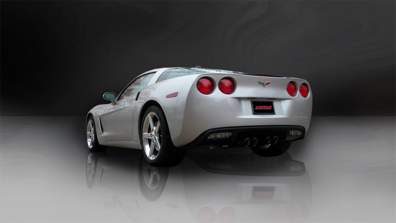Corsa Performance 2.5" Cat-Back Dual Rear Exit With Twin 3.5" Black Tips