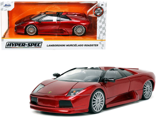 Rapid Vehicles Lamborghini Murcielago Roadster Red Metallic "Hyper-Spec" Series 1/24 Diecast...