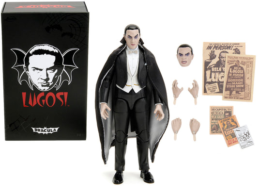 Rapid Vehicles Bela Lugosi Dracula 6" Moveable Figure with Accessories by Jada - View 2