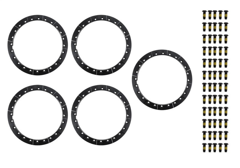 Ford Racing 2021+ Bronco Beadlock Trim Ring Kit - Gray M-1021K-BLG