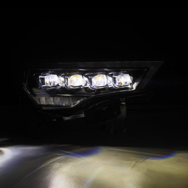 FR SPORT AlphaRex 14-22 Toyota 4Runner (2021 Req. Conv) NOVA LED Proj HL Blk w/Actv Light & Seq....