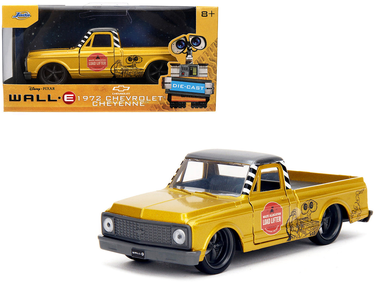 Rapid Vehicles 1972 Chevrolet Cheyenne Pickup Truck Gold Metallic with Gray Top "Wall-E" (2008)...