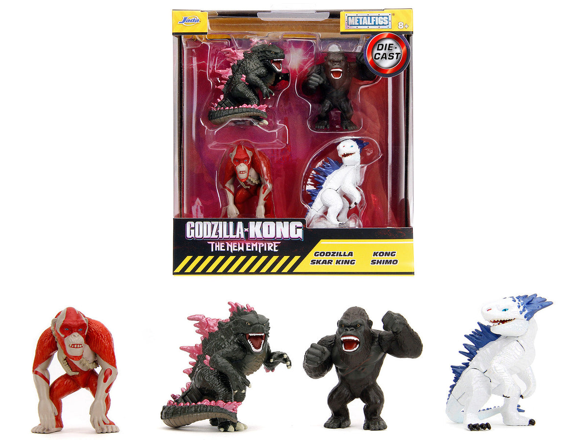 Rapid Vehicles Set of 4 Diecast Figures "Godzilla x Kong: The New Empire" (2024) Movie...