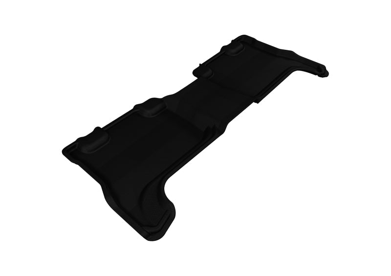 3D MAXpider 2004-2012 Chevrolet/GMC Colorado/Canyon Crew Cab Kagu 2nd Row Floormats - Black L1CH02721509