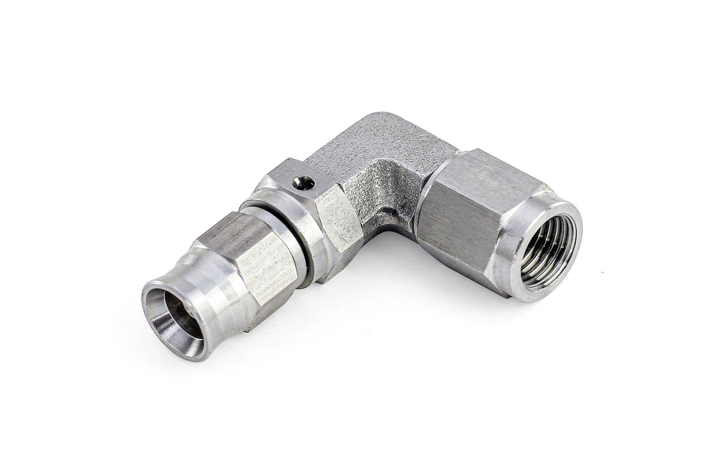 HPS Performance Products Compression Teflon Hose End to AN Female for PTFE Hose, Stainless Steel