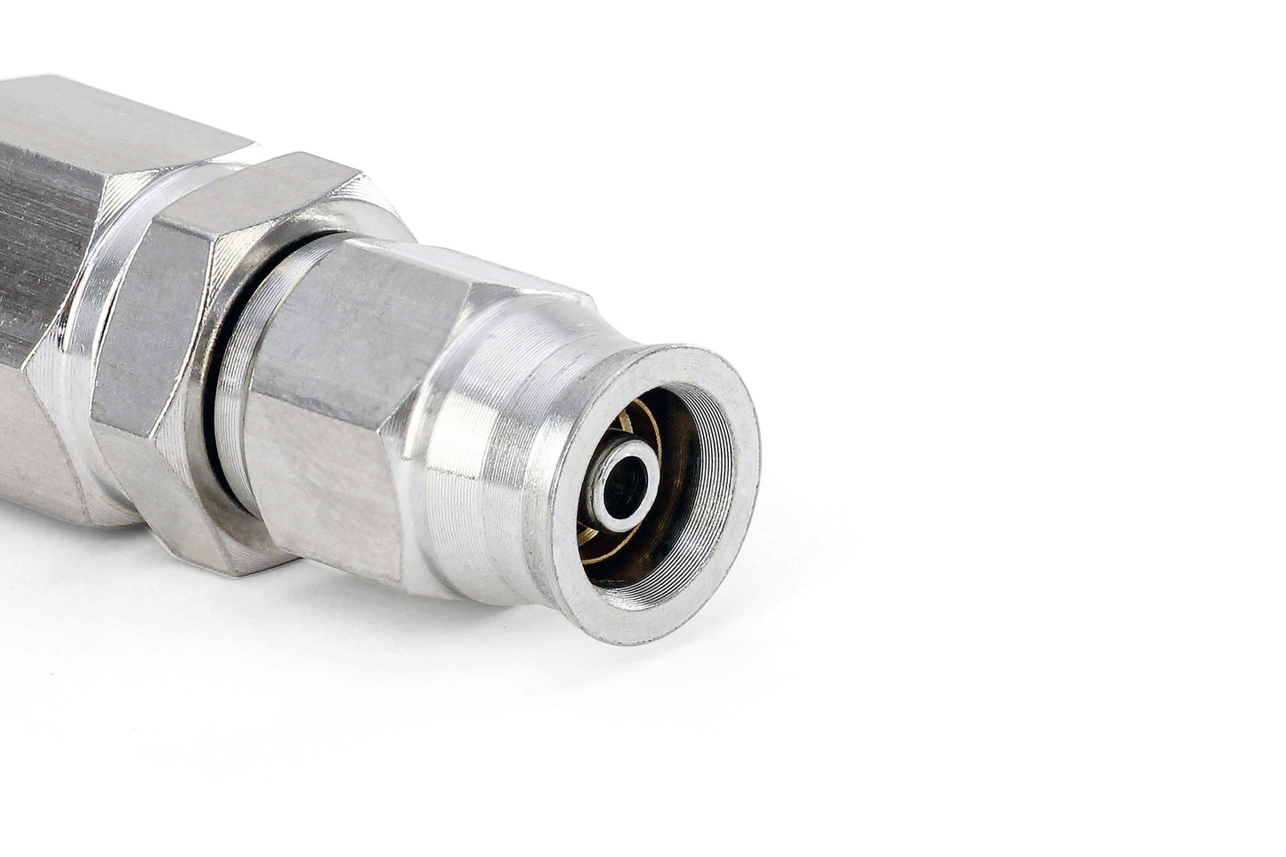 HPS Performance Products Compression Teflon Hose End to AN Female for PTFE Hose, Stainless Steel