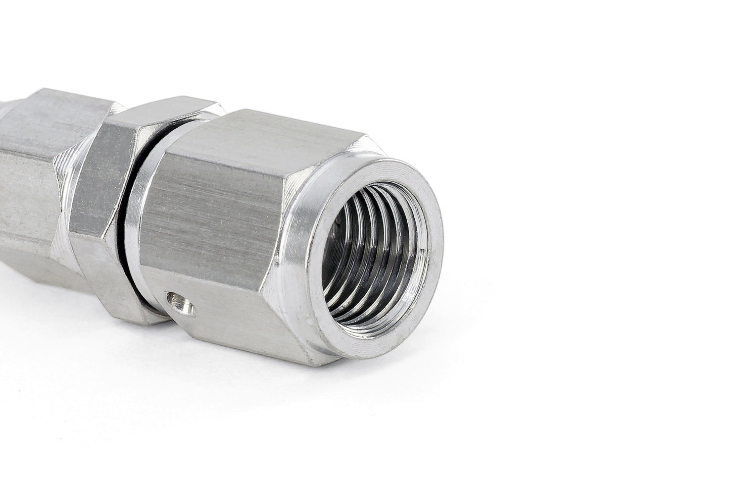 HPS Performance Products Compression Teflon Hose End to AN Female for PTFE Hose, Stainless Steel