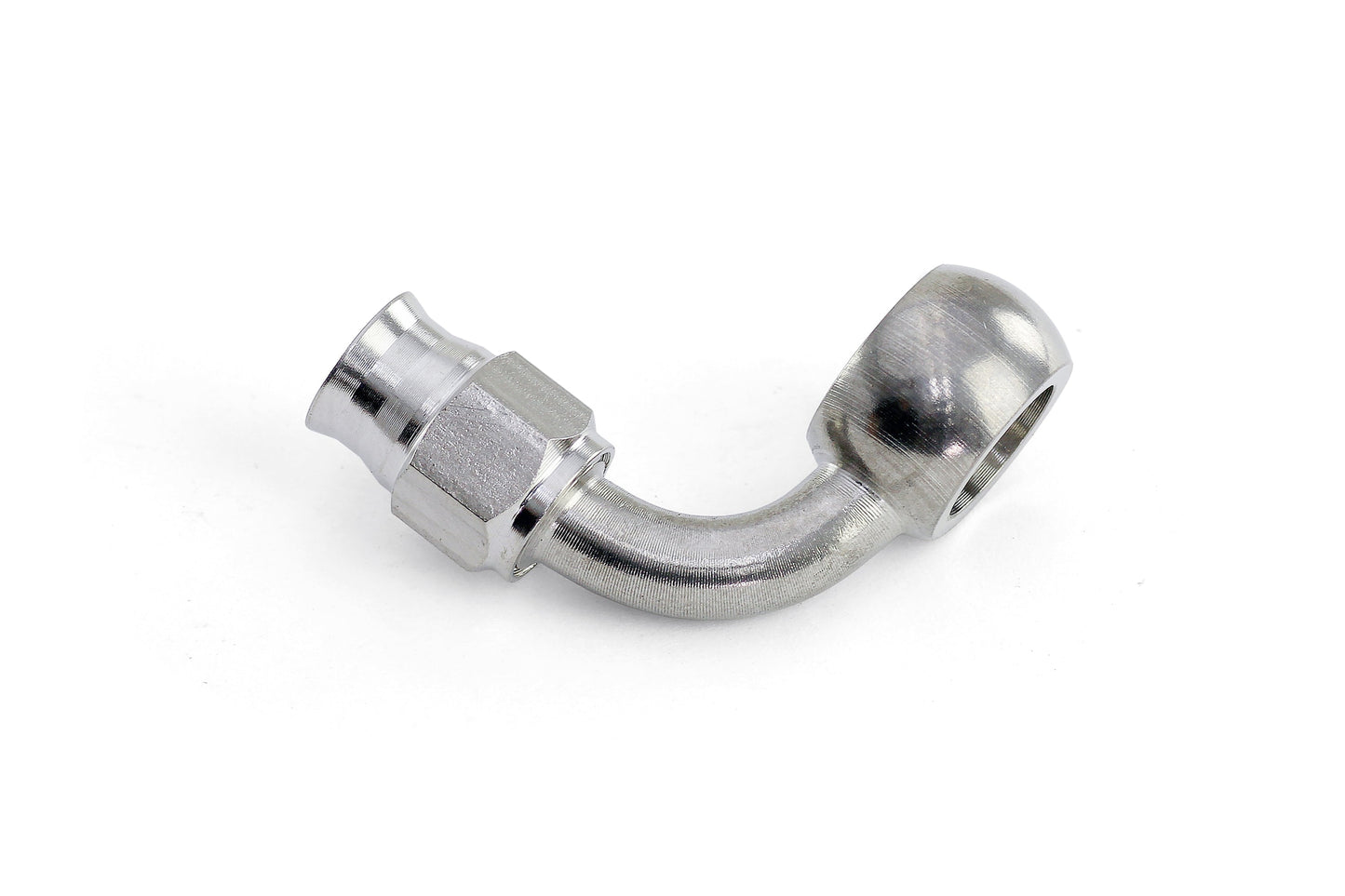 HPS Performance Products Compression Teflon Hose End to AN Female with 10mm Banjo for PTFE Hose, Stainless Steel