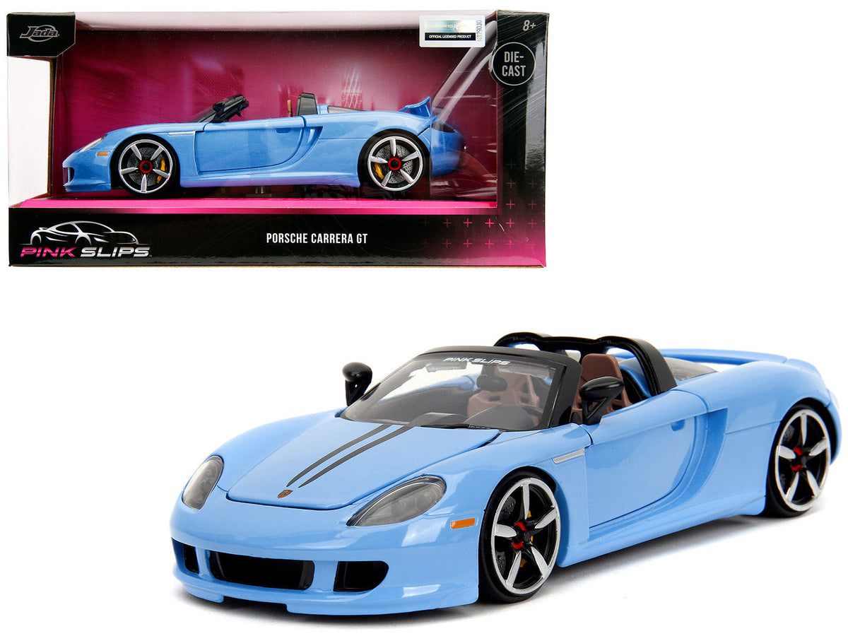 Rapid Vehicles Porsche Carrera GT Convertible Blue with Black Stripes "Pink Slips" Series 1/24...
