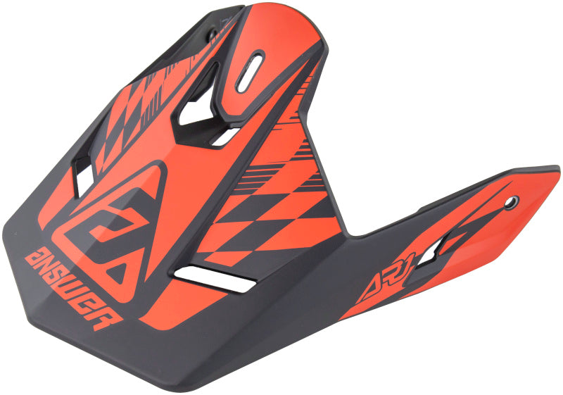 Answer AR1 Sweep Visor Black/RedYouth 442934