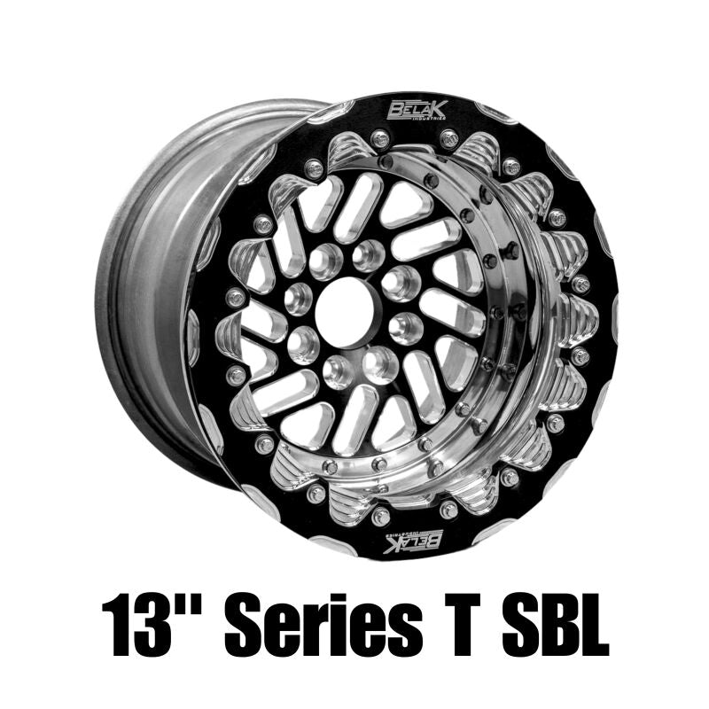Belak Wheels Belak 13x10 / 5in BS / 4x100 BP / High Pad / Series Twisted Wheel - Non-Beadlock 13104100ST5BS-NBL