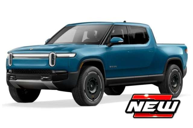 Maisto 2025 Rivian R1T Pickup Truck Blue 1:18
