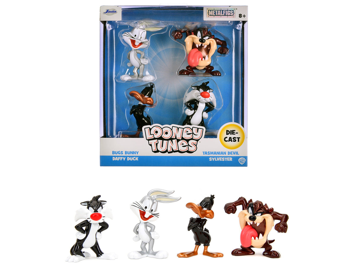 Rapid Vehicles Set of 4 Diecast Figures "Looney Tunes" "Metalfigs" Series Diecast Models by Jada ...