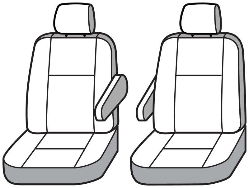 Covercraft 18-22 Honda Odyssey Carhartt Super Dux SeatSaver Custom Front Row Seat Covers - Black SSC3478COBK