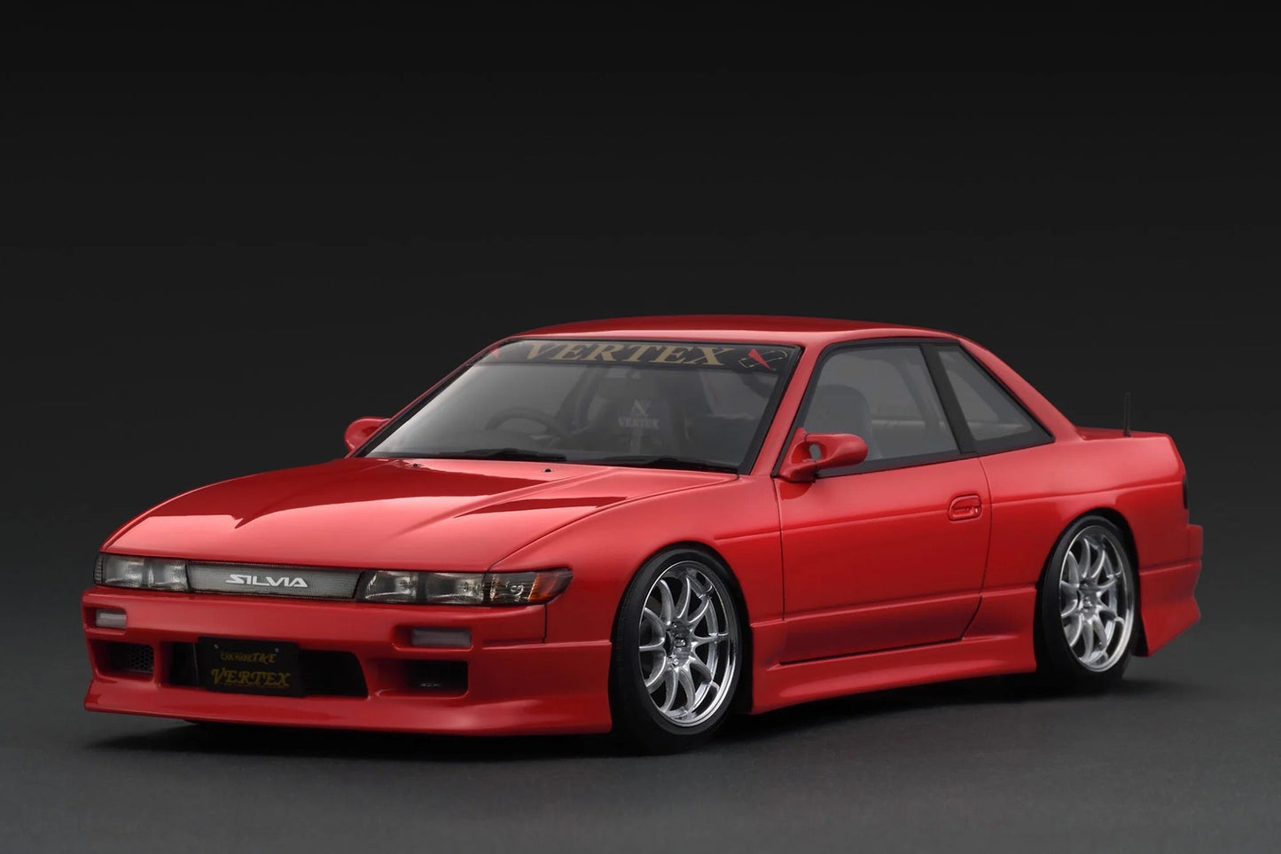 Ignition-Model Nissan Vertex S13 Silvia Red 1:18