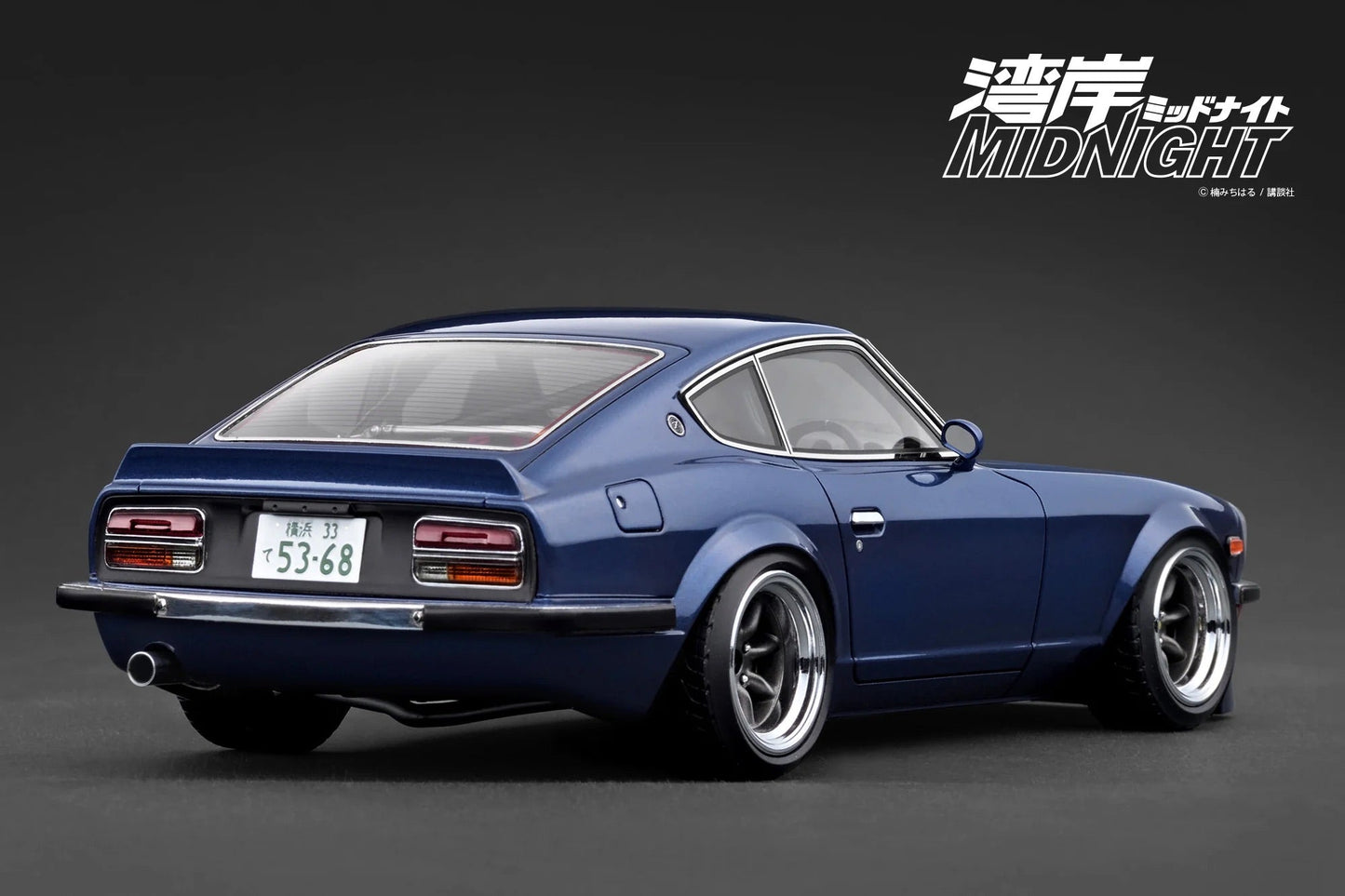 Ignition-Model Nissan Fairlady Z Wangan 'Midnight Devil's Z" Blue 1:18
