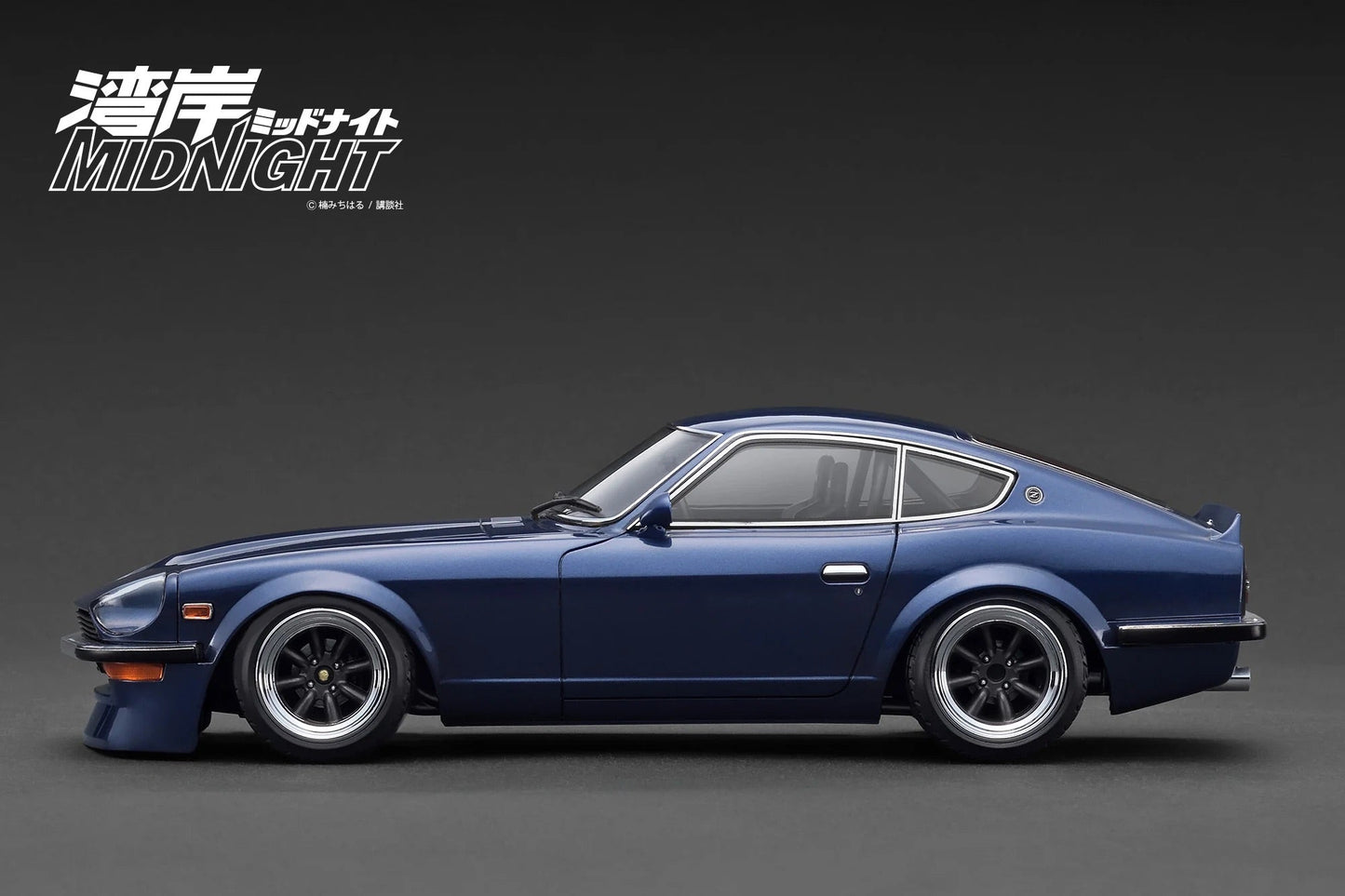Ignition-Model Nissan Fairlady Z Wangan 'Midnight Devil's Z" Blue 1:18