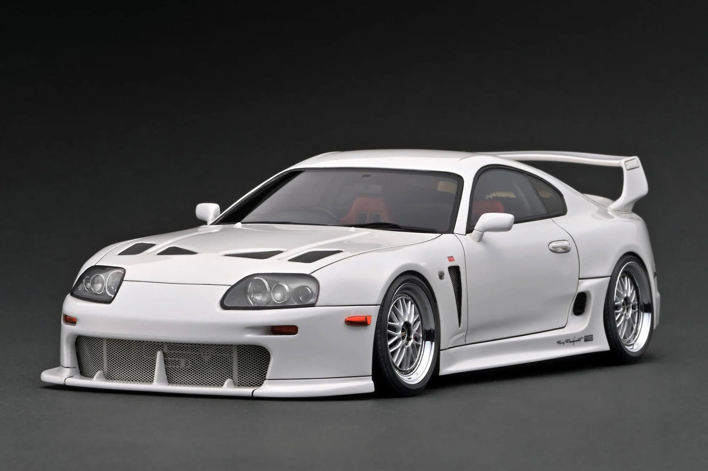 Ignition-Model Toyota Supra Mk4 (A80) TRD 3000GT (BBS LMs) White 1:18