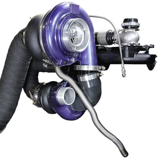 FR SPORT ATS Diesel 94-98 Dodge Cummins 5.9L Aurora 3000/5000 Compound Turbo Kit 202A352164 - View 2