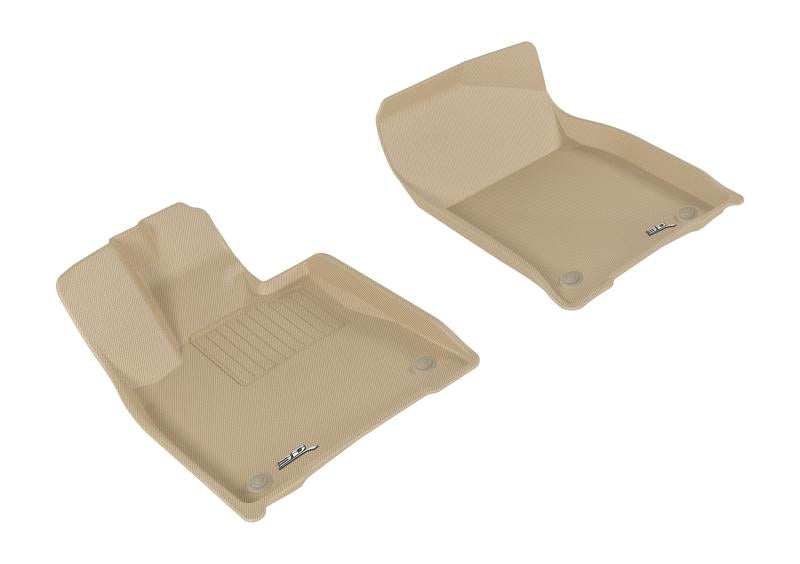 3D MAXpider 2016-2020 Lexus RX/RX Hybrid Kagu 1st Row Floormat - Tan L1LX05511502