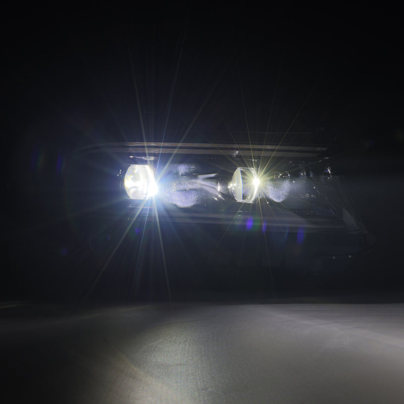 AlphaRex 15-23 Dodge Charger LUXX LED Proj Headlights Alpha-Black w/Actv Light & Seq.Sig / SB DRL 880579 *Discontinued