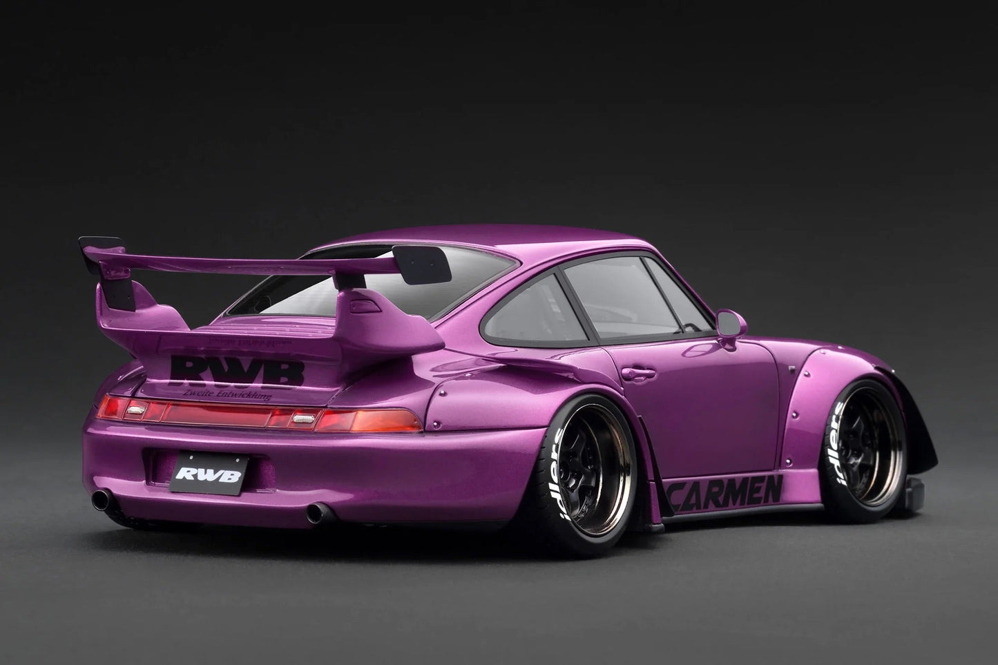Ignition Model Porsche 993 RWB "Carmen" Purple Metallic 1:18